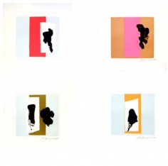 Robert Motherwell The Berggruen Series, 1979-80 Suite of four color lithographs 16 x 16 1⁄2 in. / 40.6 x 41.9 cm. each Edition of 100