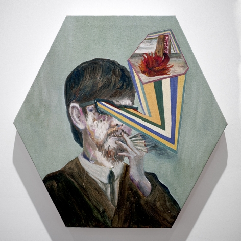 Mariano Ching Smoker painting