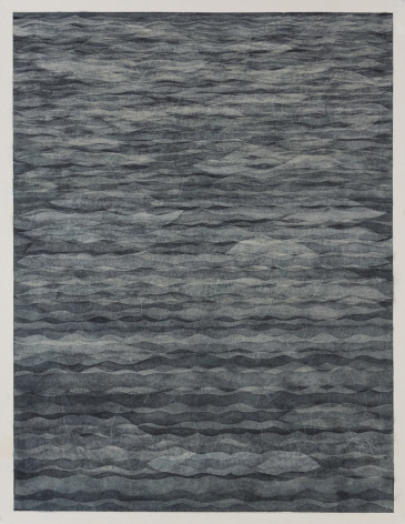 Takuji Hamanaka ​Echo, 2012 Japanese woodcut with Gampi paper collage 31 3/4 x 24 3/4 in. / 80.6 x 62.9 cm.