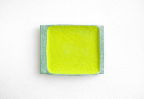 Chiaozza ​​​​​​​Fluorescent Chartreuse Sweep In Chilled Mint, 2021