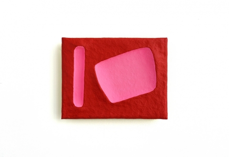 Chiaozza ​​​​​​​Two Pink Shapes In Red, 2021