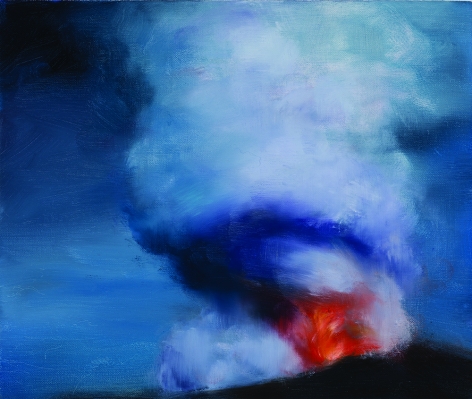 Karen Marston ​Blue Sky Volcano, 2016 Oil on linen