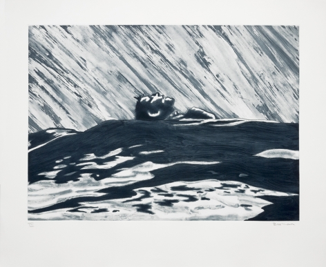 Richard Bosman ​Adrift I, 1988 Softground, spitbite and whiteground etching