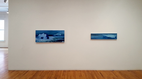 karen marston 2 small iceberg paintings