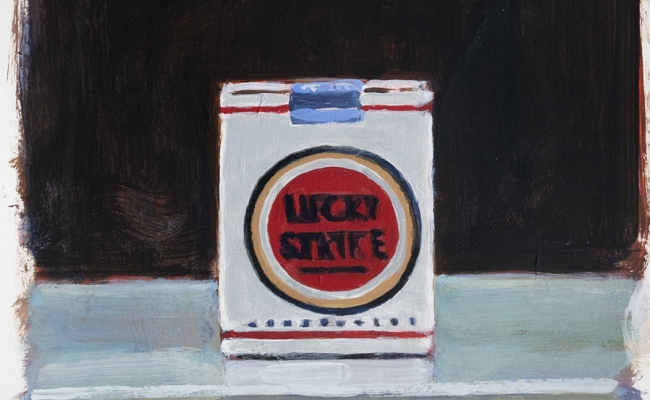 walter robinson lucky strike cigarettes painting
